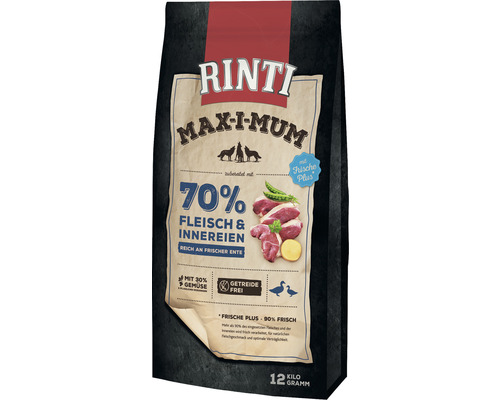 Dry dog ​​food Rinti Max-i-mum duck 12 kg