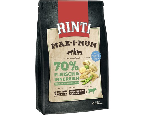 Dry dog ​​food RINTI Max-i-mum Rumen 4 kg