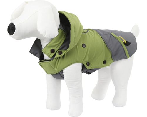 Dog coat outdoor Vancouver size. XL 50 cm green-gray