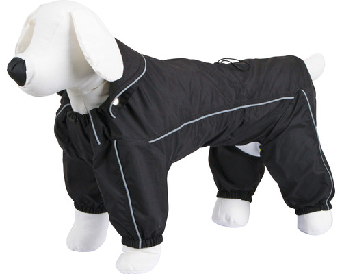 Dog raincoat Manchester size. XXXL 70cm black