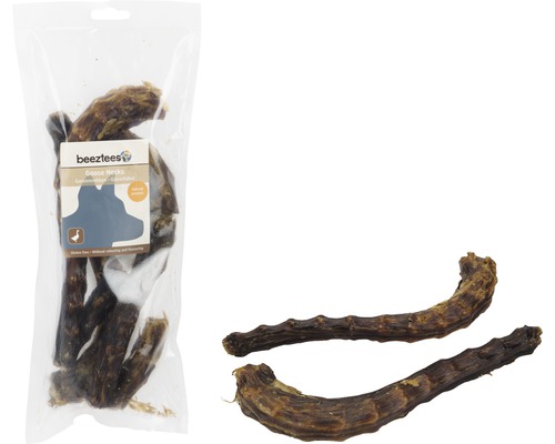 Dog snack beeztees goose necks 200 g