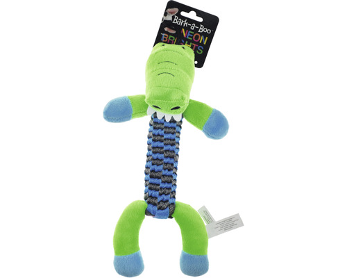 Dog toy alligator and rhino 33 x 13 x 7 cm random color selection