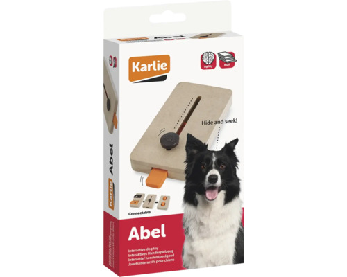 Dog toy Karlie Brain Train Abel 22 x 13 x 3 cm wood, plastic intelligence toy, snack toy, activity, interactive toy