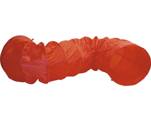 Dog tunnel Agility including fastening pegs and carrying bag 5 m red