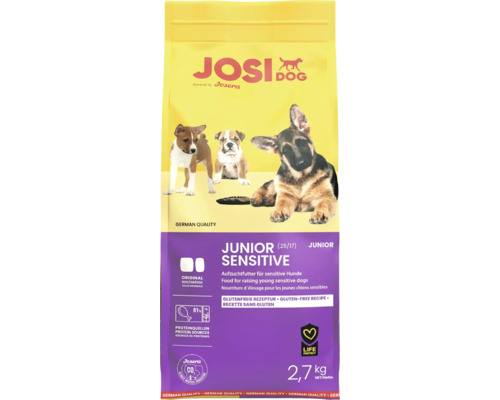 Dry dog ​​food JosiDog Junior Sensitive 2.7 kg