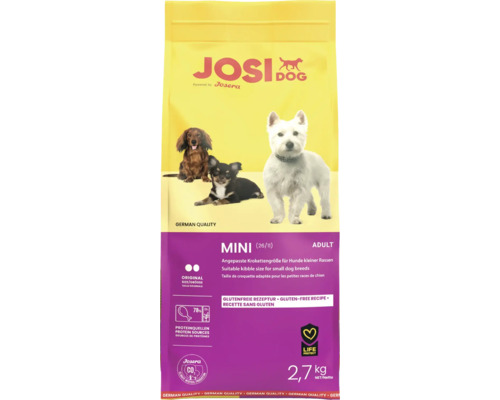 Dry dog ​​food JosiDog Mini 2.7 kg gluten-free