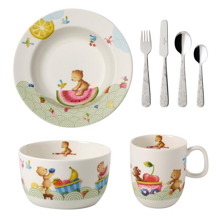 Villeroy & Boch Hungry As A Bear Childrens Crockery And Cutlery