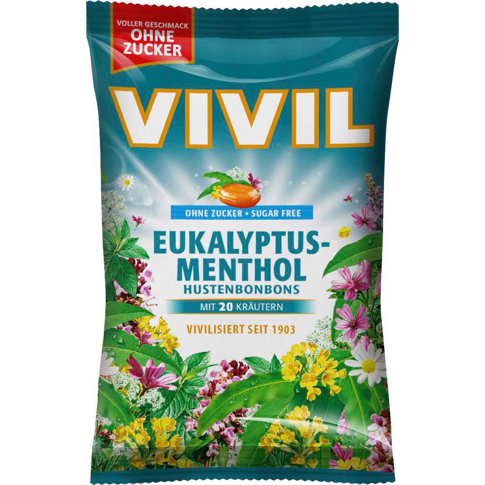 Cough drops, eucalyptus-menthol, sugar-free