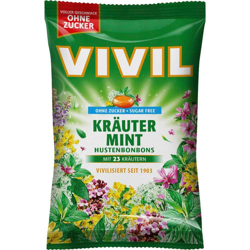 Cough drops, herbal mint, sugar-free