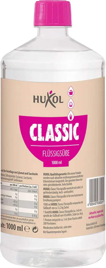 Huxol Süßstoff flüssig Original Süßungsmittel Flüssigsüße 1000ml
