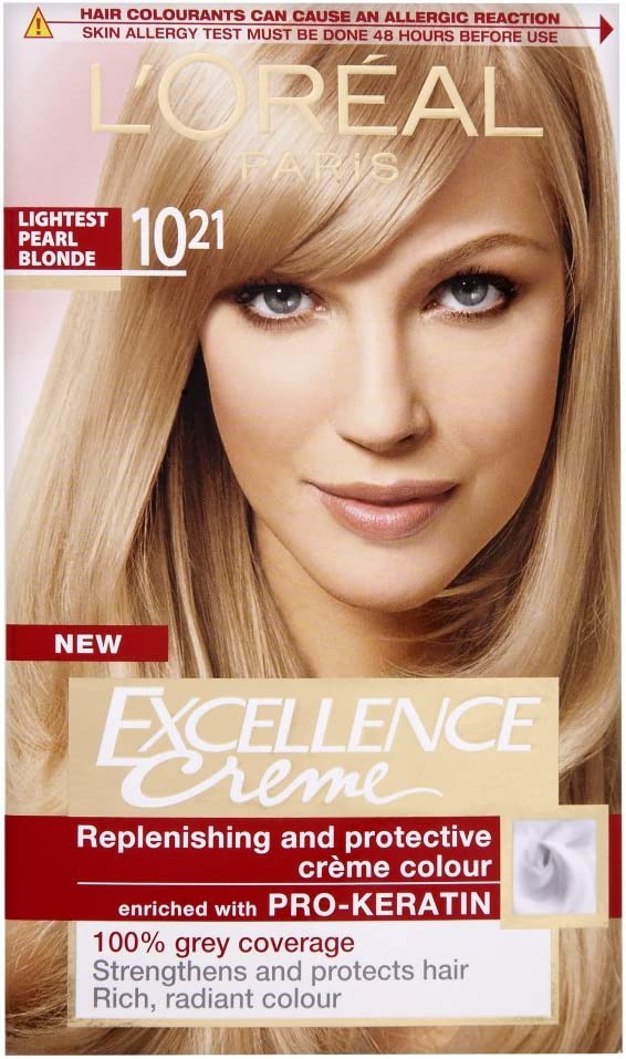 l'oréal paris L\'Oreal Excellence Permanent Hair Colour 10.21 Lightest Pearl Blonde