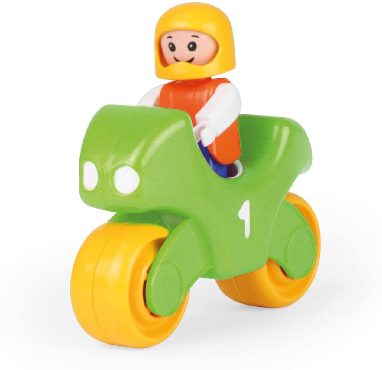 Lena My First Racers 01570 Motorcycle, Toy Motorbike With Movable Toy Figur