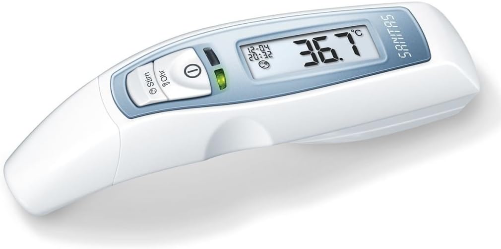 Sanitas 6-in-1 Multi-functional Thermometer Baby Kid Adult Ear Liquid SFT 65