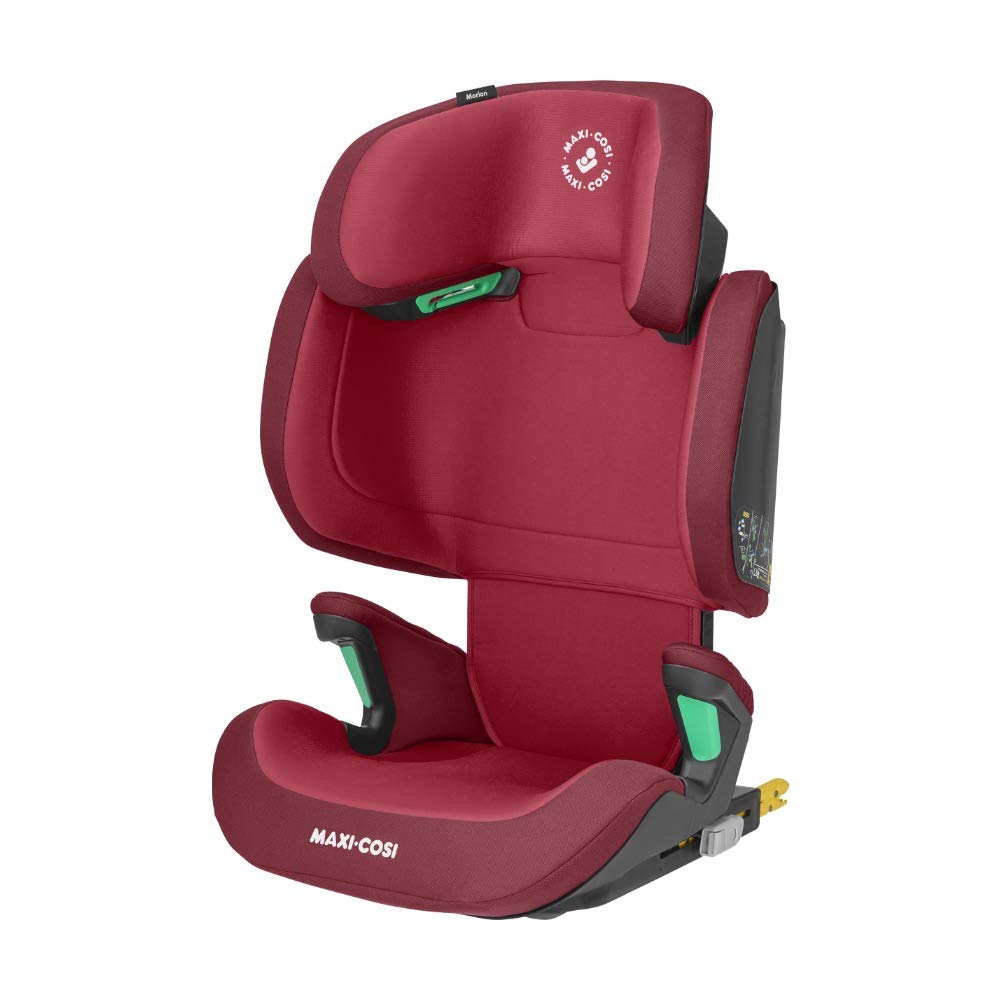 Maxi-Cosi Morion i-Size Child Seat with Isofix Group 2/3 Car Seat (Approx. 100-150 cm / 15-36 kg), Usable from Approx. 3.5 Years to Approx. 12 Years, Basic Red