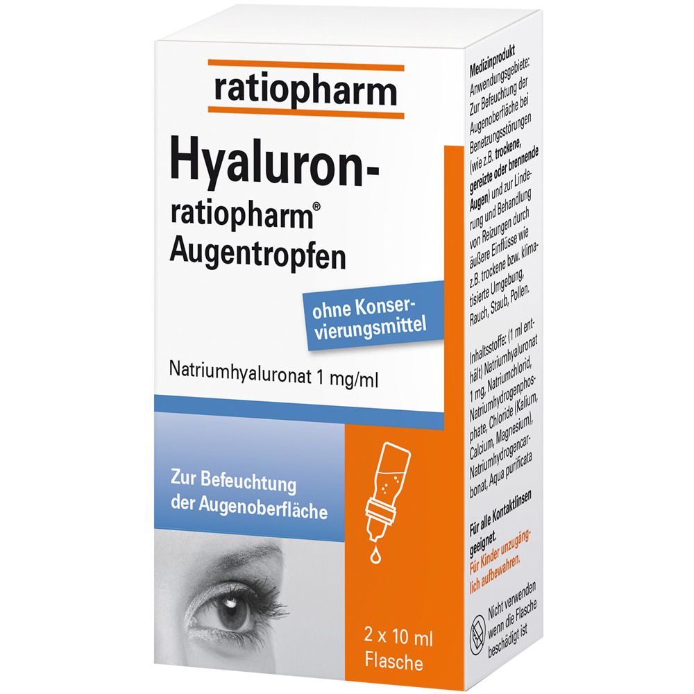 Hyaluron-ratiopharm  eye drops