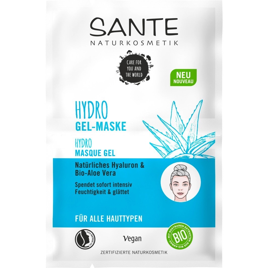 Sante Hydro Gel Mask Natural Hyaluron & Organic Aloe Vera