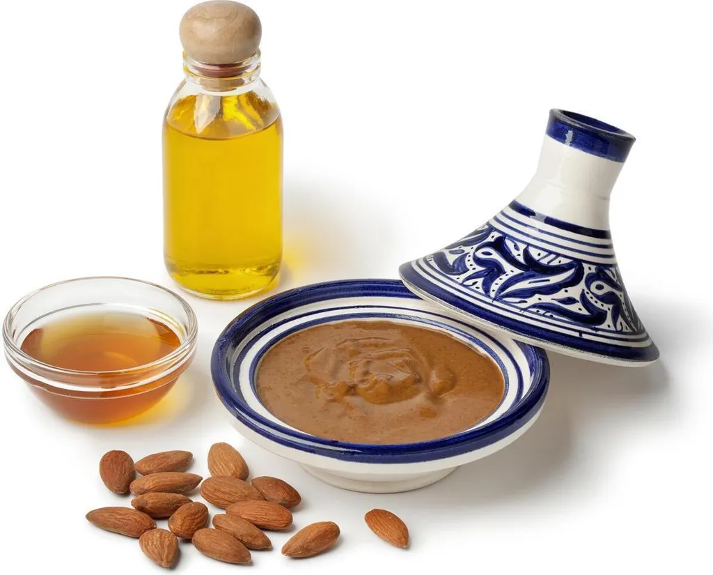 Hymor Amlou Arganöl 2x 200g ganze Mandeln Mandelpaste Atlasküche Honig Marokko