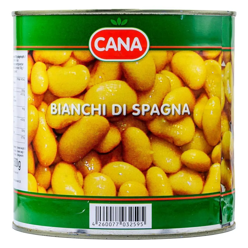 Hymor Bianchi di Spagna 2x 2500g natural white giant beans butter beans Italy