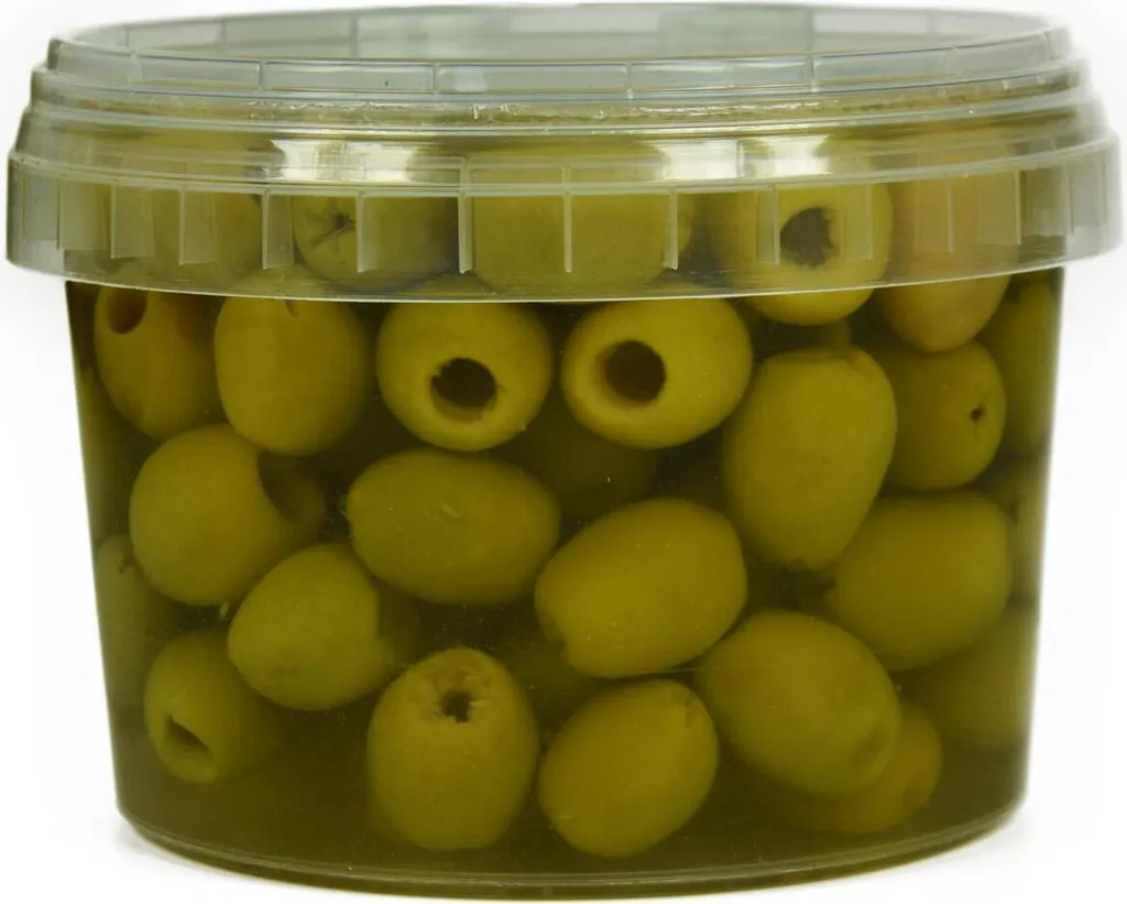 Hymor Moroccan Olives 8x 325g pitted green olives from Morocco