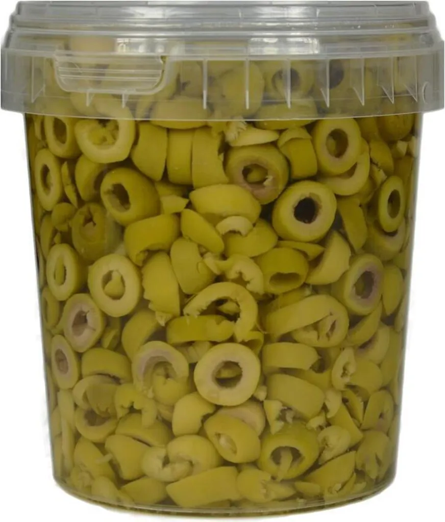 Hymor Moroccan green olives 8x 500g green olives sliced