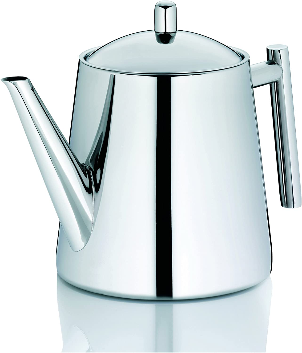 Kela Ancona 11356 Teapot with Tea Strainer Shiny 18/10 Stainless Steel 1.7 L Capacity