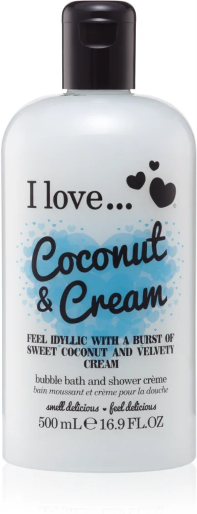 I love... Coconut & Cream gel oil for bath and shower