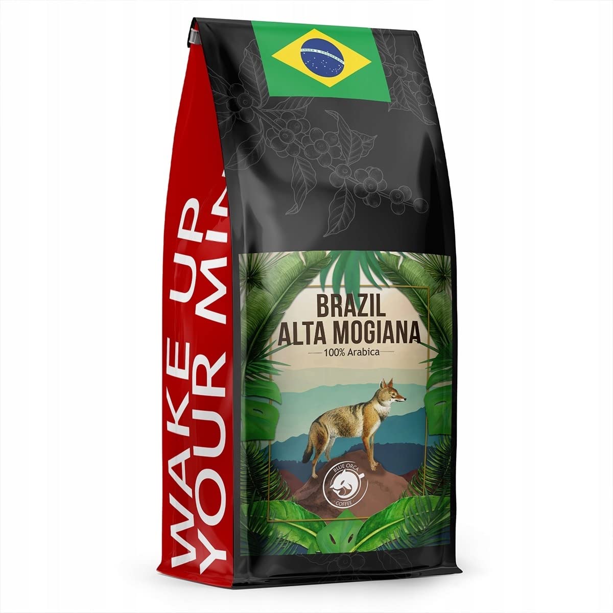 Blue Orca Coffee - BRAZIL ALTA MOGIANA - Specialty Kaffeebohnen aus Brasilien, Hochland von Alta Mogiana - Frisch geröstet - Single Origin - SCA 82.5 Punkte, 1 kg
