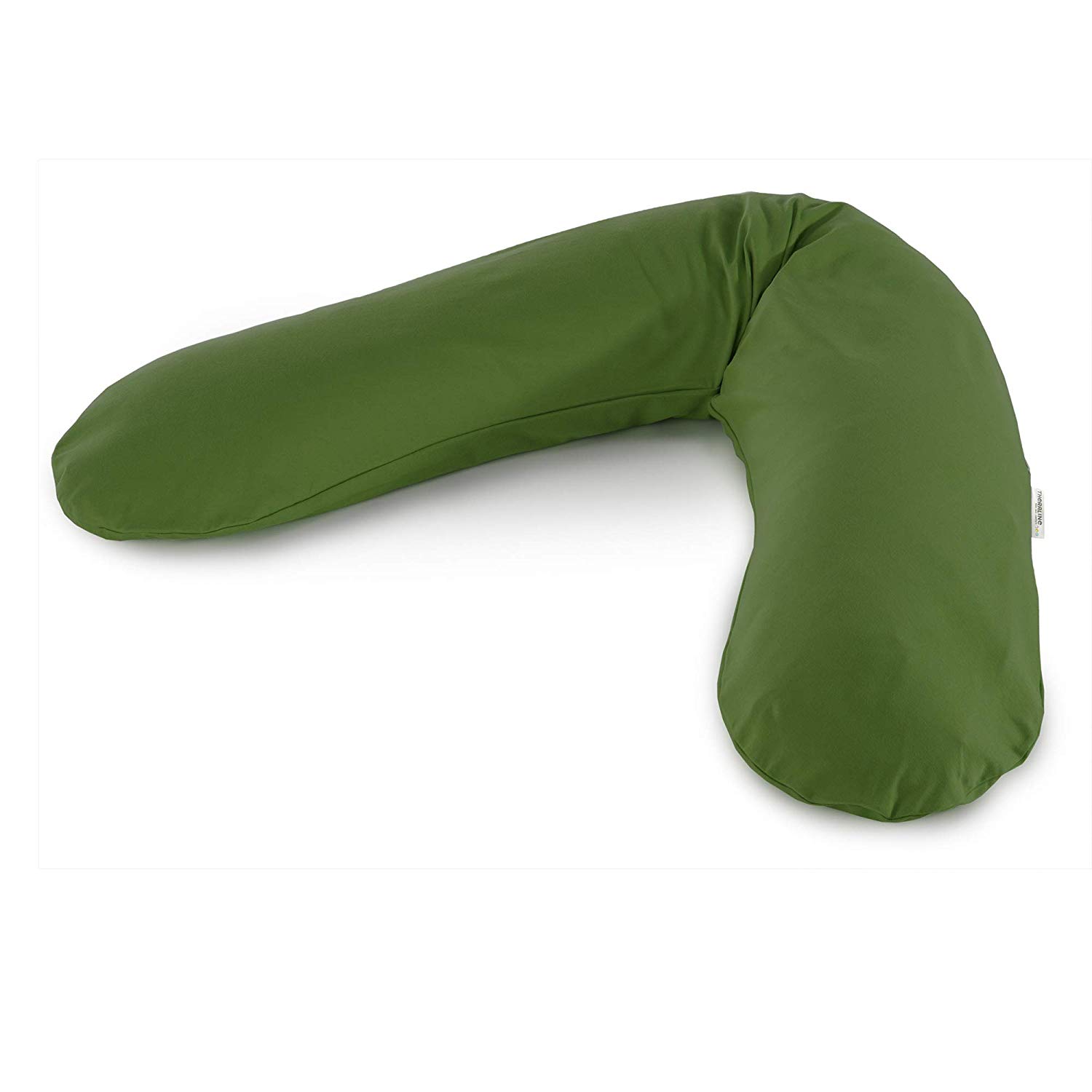 Theraline The original nursing pillow with micro-bead filling including jersey cover, 46 hunter green