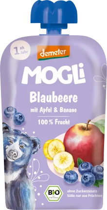 Squeeze blueberry apple & banana, from 1 year, 100 g