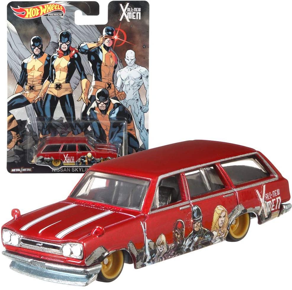 Hot Wheels Pop Culture X-Men Premium Car Set Cars Mattel Dlb45, 0