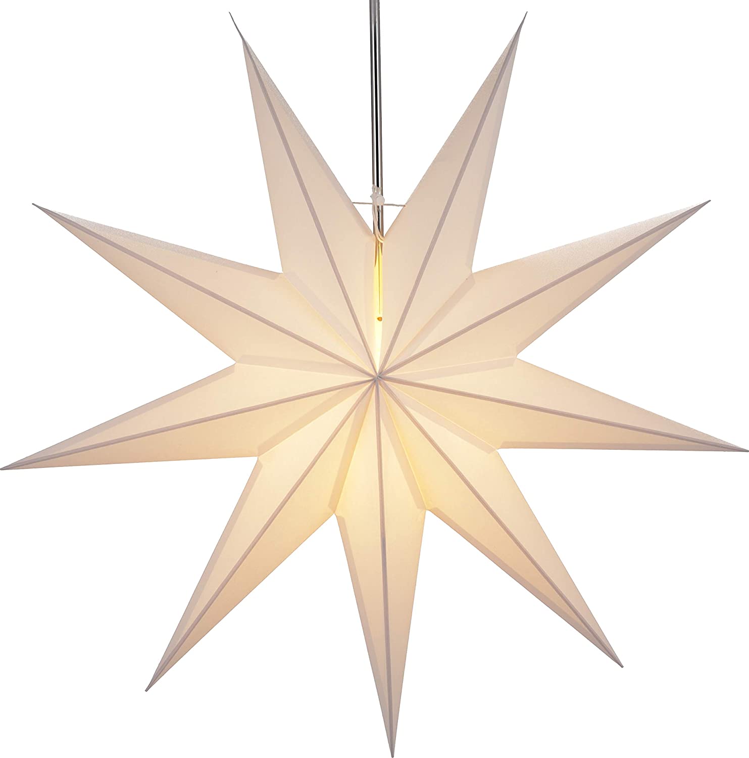 Guru-Shop Folding Advent Light Paper Star, Christmas Star 70 Cm - Zena, Sta