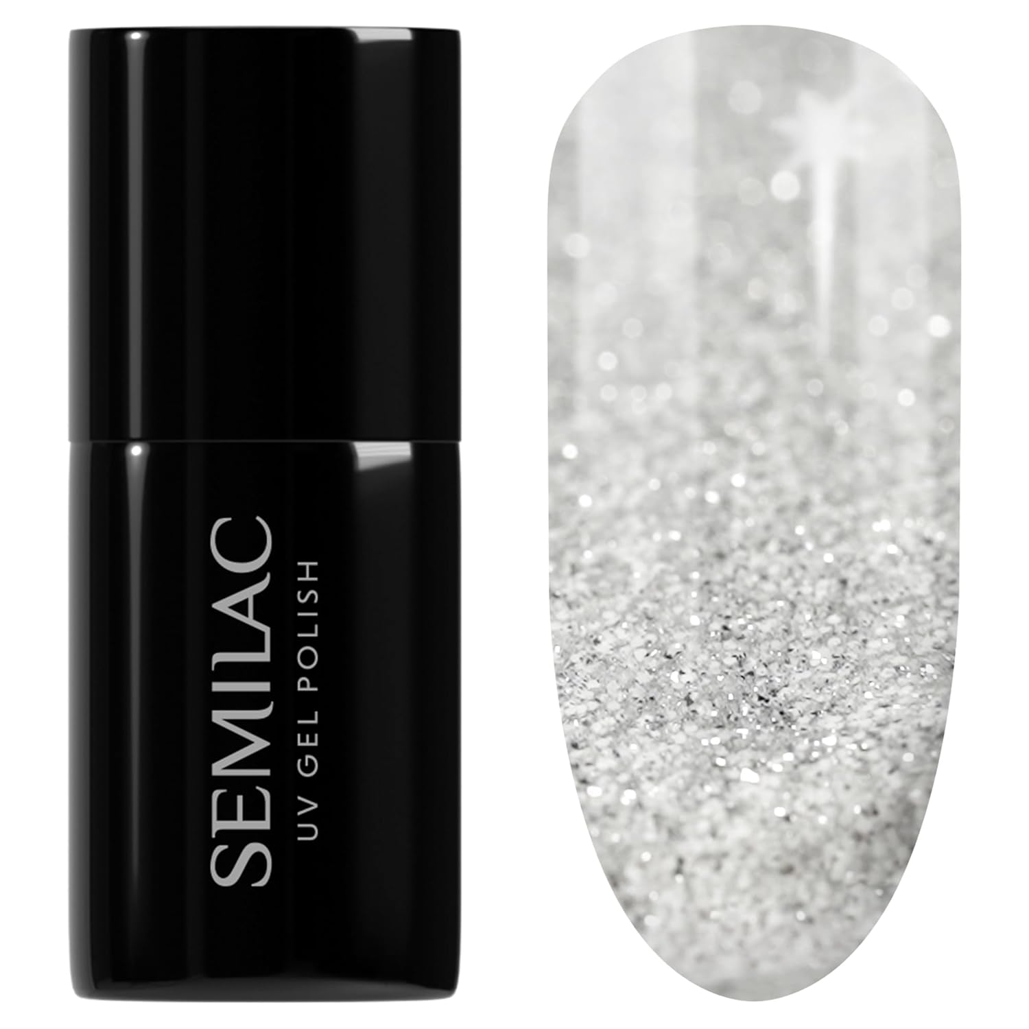 Semilac UV Nail Polish 605 Polish White Flash 7ml