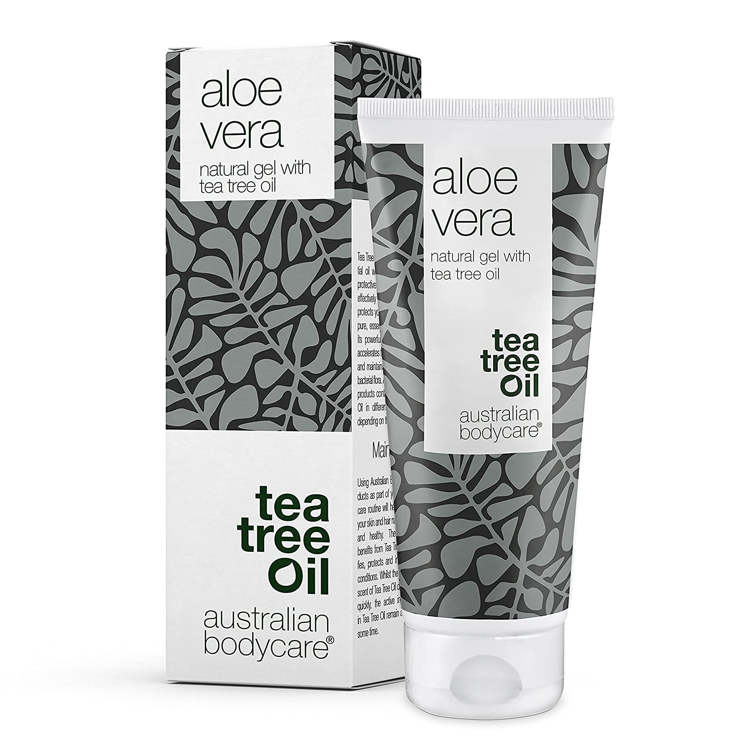 tea tree oil australian bodycare 100% Vegan Australian Bodycare Aloe Vera Gel 100 ml Aloe Vera After Sun Balm Natural Aloe Vera & Tea Tree Oil Cooling & Moisturising Against Itching, Sunburn & Scars