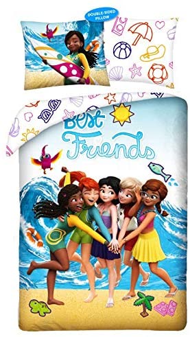 Halantex Lego Friends LEG878 Children's Bed Linen 140 x 200 cm + 70 x 90 cm