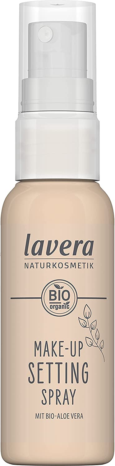 lavera Make Up Setting Spray - Refresh - Natural Cosmetics - Vegan - Alcohol Free - Free from Silicone - Suitable for All Skin Types - Organic Aloe Vera & Vegetable Gylcerine - 50 ml, ‎transparent