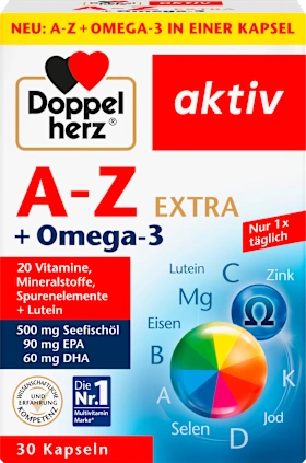 A-Z + Omega-3 Extra capsules 30 pieces, 45 g