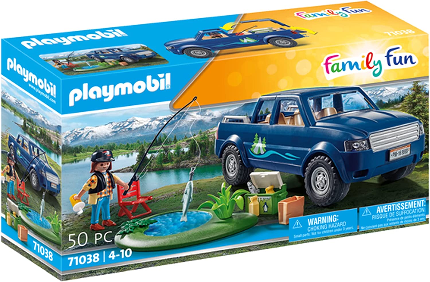 PLAYMOBIL Family Fun 71038 Fishing Trip with Pick Up, from 4 Years