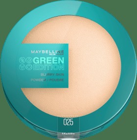 Maybelline New York Face Powder Green Edition Blurry No. 25, 9 g