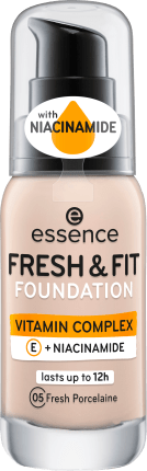 essence cosmetics MAKE-up FRESH & FIT FOUNDATION 05, 30 ml