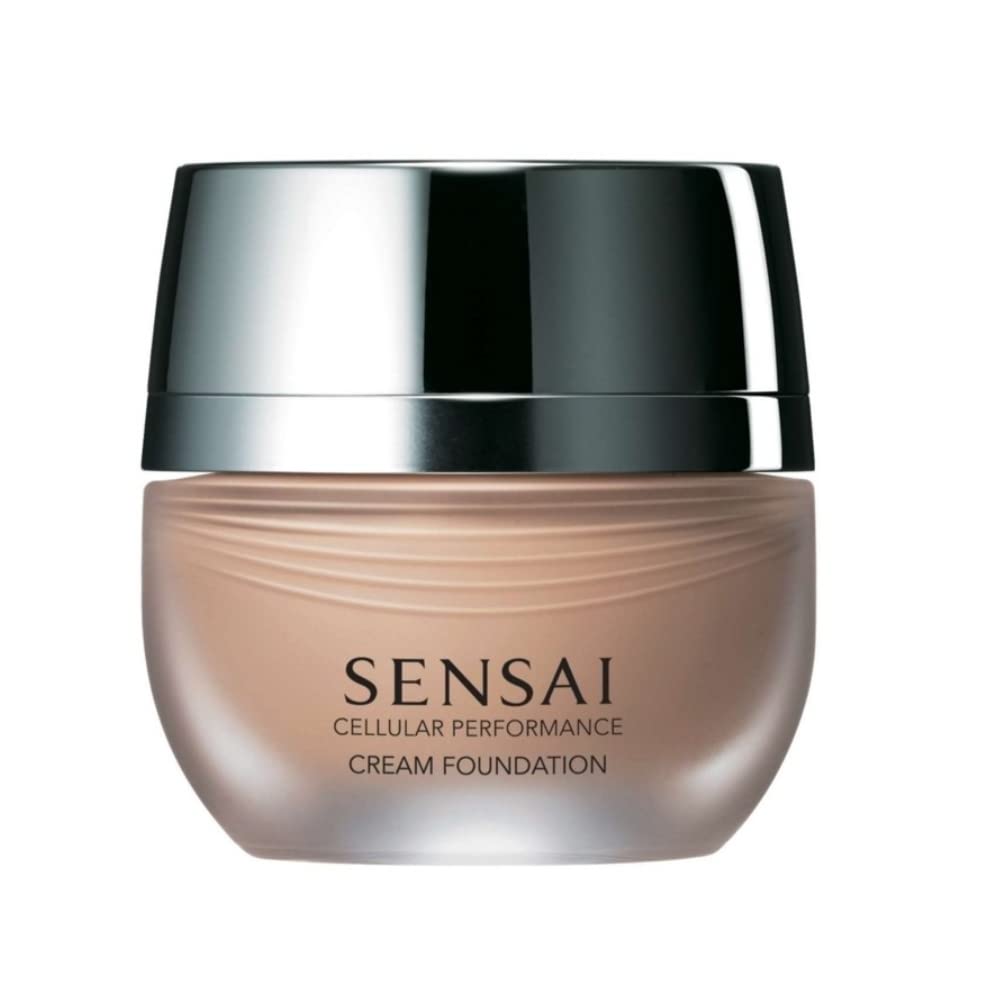 Kanebo Sensai Cellular Performance Cream Foundation CF22 Natural Beige Pack of 1 x 30 ml, ‎natural