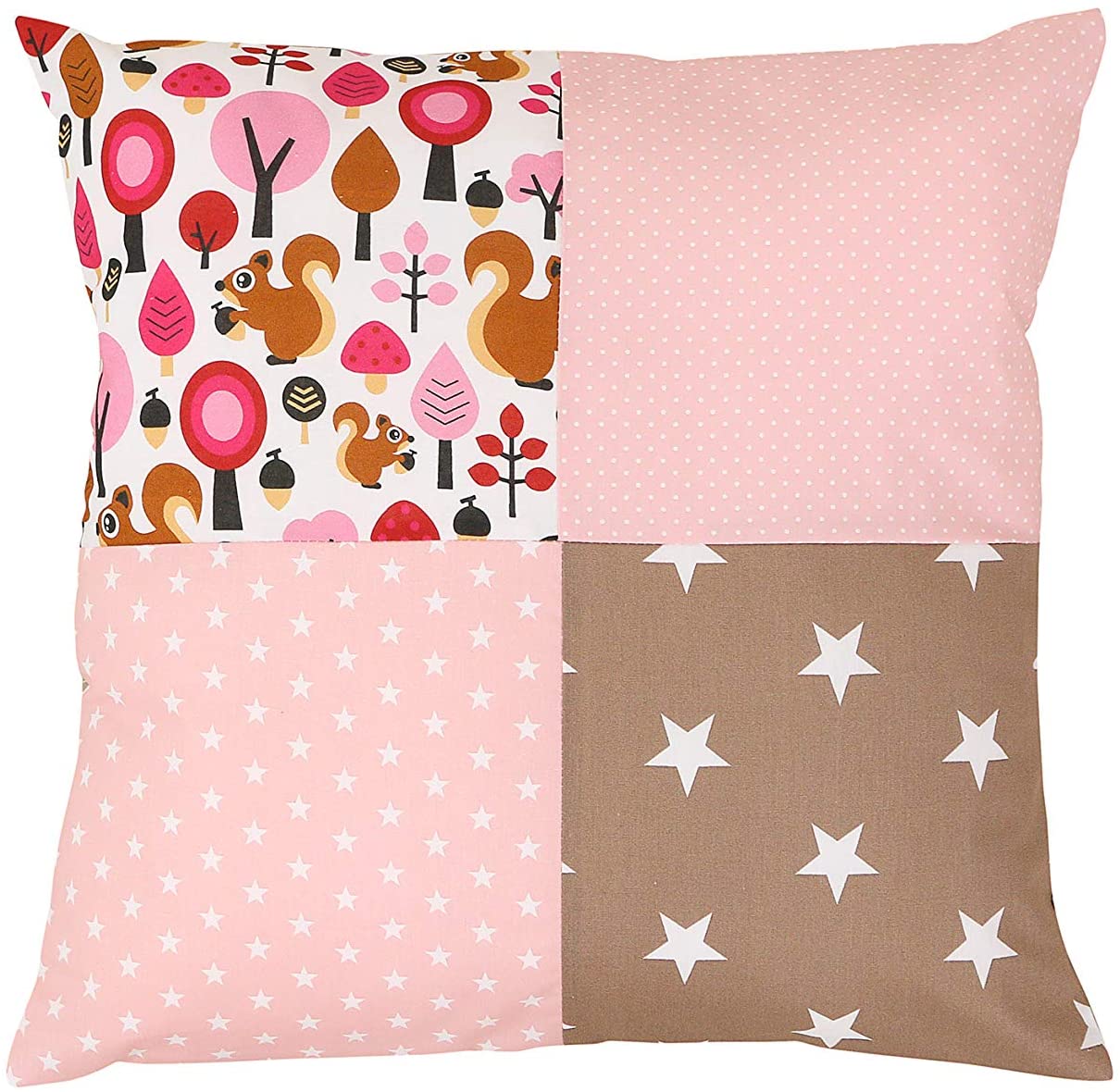 Ullenboom ® Patchwork Cushion Cover 40 X 40 Cm Cushion Cover – In 10 Colour