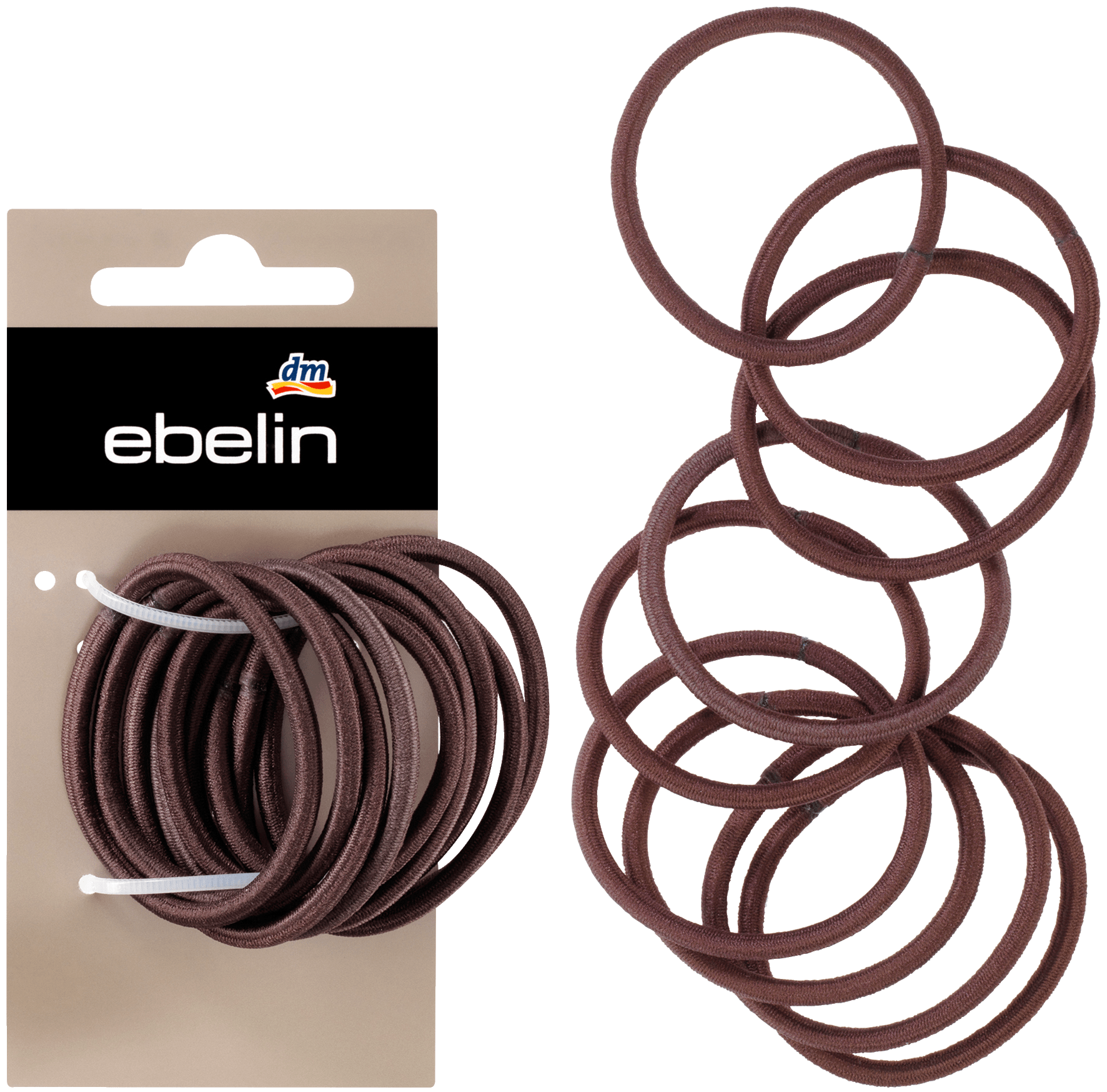 Hair Bands Brown, 9 St