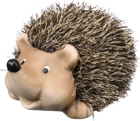 Decorate & furnish ceramic hedgehog, large, 1 piece