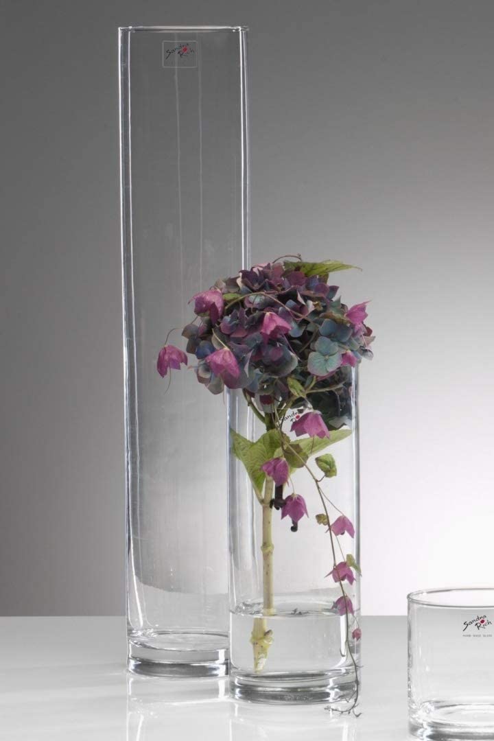 glass vase CYLI cylinder 50cm