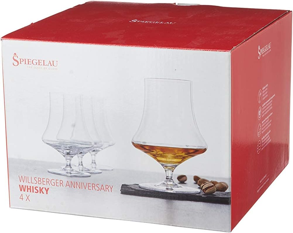 Spiegelau Willsberger Cognac Glass (Set of 4), 6.7 oz, Clear