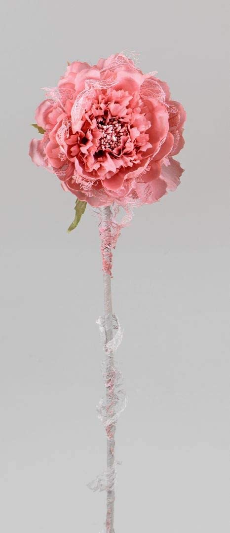 ITRR Fabric Flower Dahlia Pink Approx. 64 cm.