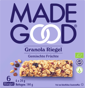 Granola muesli bar with mixed berries (6 pieces), 144 g