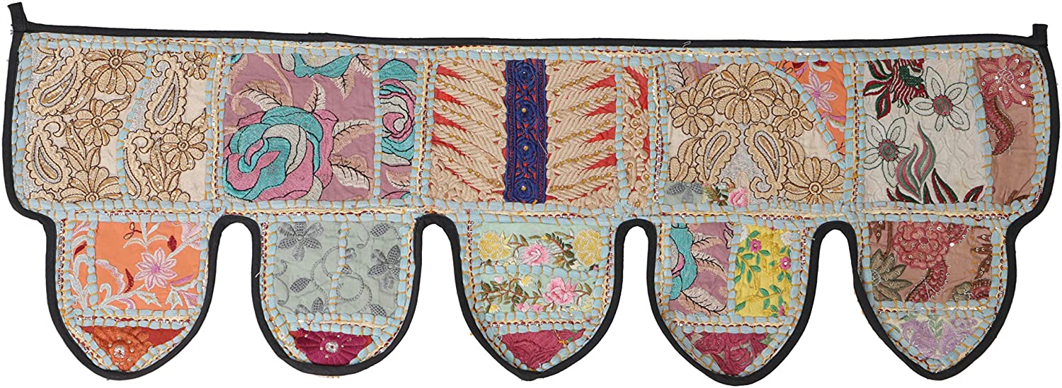 Guru-Shop Oriental Wall Hanging, Indian Toran, Bunting Tapestry, Wall Decor