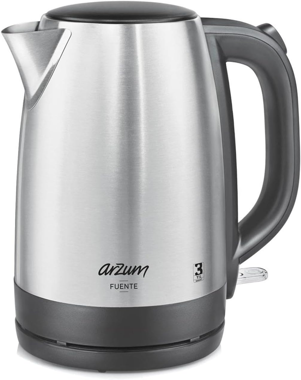 Arzum AR3041 Kettle Stainless Steel/Black, 1.7 Litres