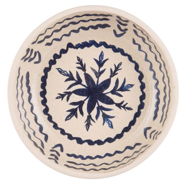 Ib Laursen bowl with blue pattern